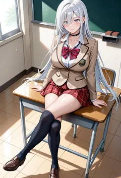 高贵的校花女王月岛琉璃大人才不会被处男小狗君肏到高潮失禁,最后变成他的专属肉便器呢!