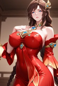 红帐低垂共缠绵