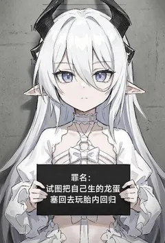 阴暗巨乳母猪美少女作家的阴暗妄想：《白毛萝莉龙娘芙雪的淫堕家族史》