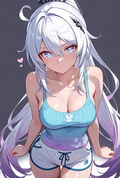 琪亚娜和幽兰黛尔、丽塔、爱莉希雅的色气露营蜜恋